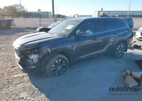 2025 Toyota Highlander Hybrid Xle из США, поврежденный, VIN 5TDKBRCH3SS669792